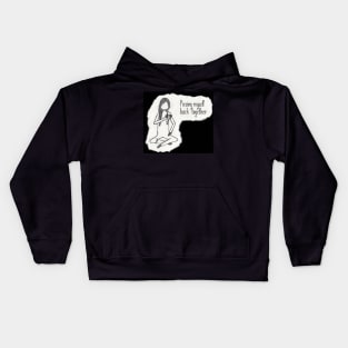 Piecing Myself Back Together Kids Hoodie